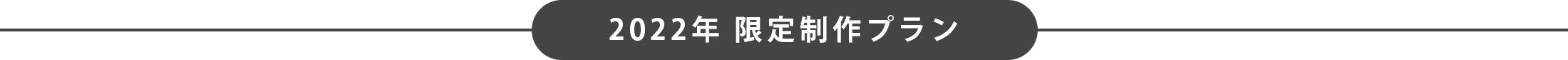 2022年 限定制作プラン